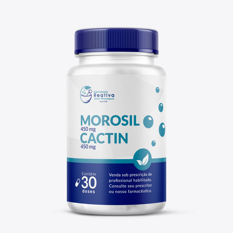 Morosil 450mg/ Cactin 450mg  (Reduz a gordura corporal) – 30 doses