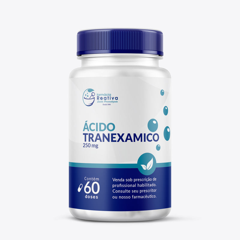 Ácido Tranexamico (Tratamento de Melasma) 250mg - 60 caps